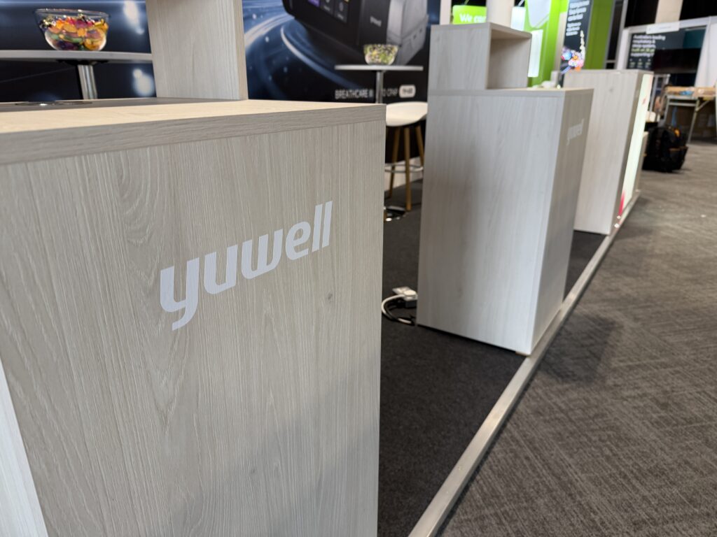 Custom counters for exhibition stand